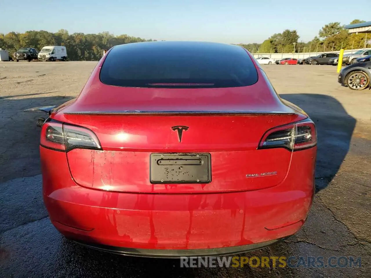 6 Photograph of a damaged car 5YJ3E1EC4MF054450 TESLA MODEL 3 2021
