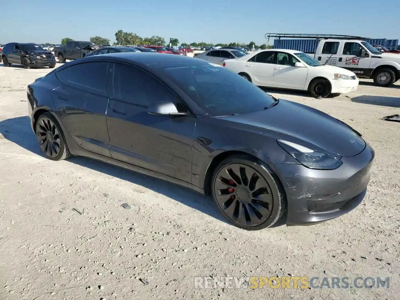 4 Photograph of a damaged car 5YJ3E1EC4MF055789 TESLA MODEL 3 2021