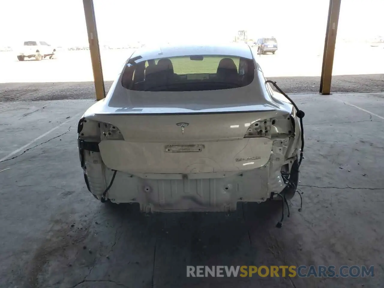 6 Photograph of a damaged car 5YJ3E1EC4MF988446 TESLA MODEL 3 2021
