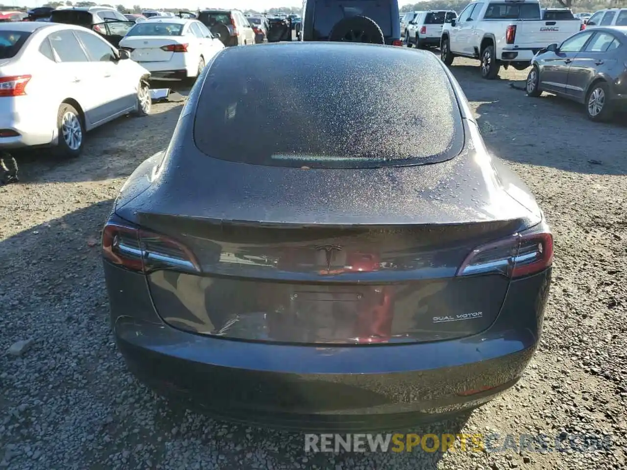 6 Photograph of a damaged car 5YJ3E1EC4MF988608 TESLA MODEL 3 2021