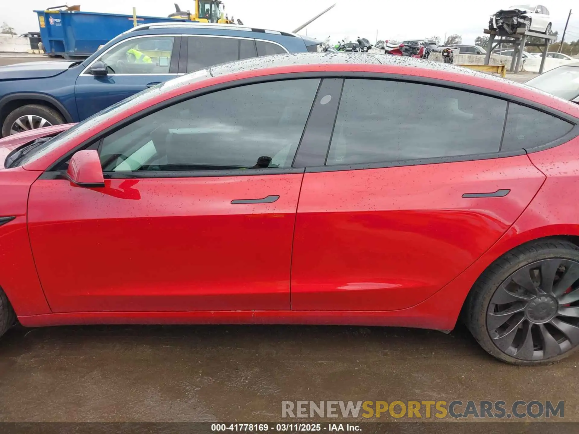 14 Photograph of a damaged car 5YJ3E1EC5MF050598 TESLA MODEL 3 2021