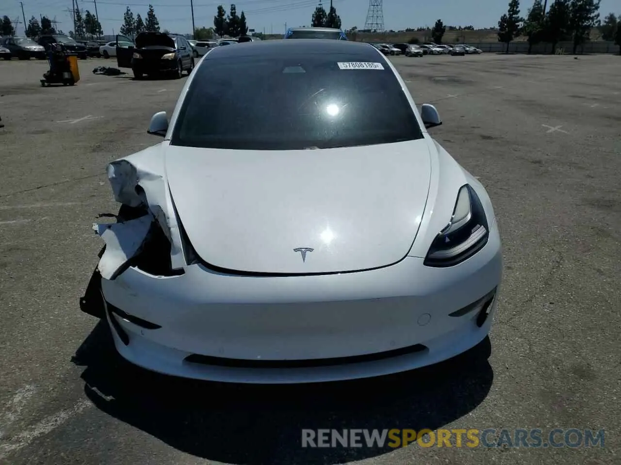 5 Photograph of a damaged car 5YJ3E1EC5MF076277 TESLA MODEL 3 2021