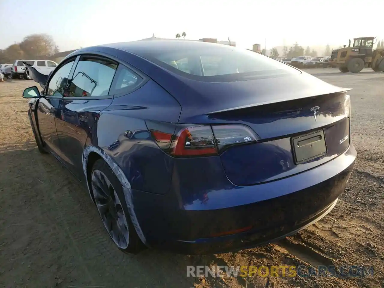 3 Photograph of a damaged car 5YJ3E1EC5MF076280 TESLA MODEL 3 2021