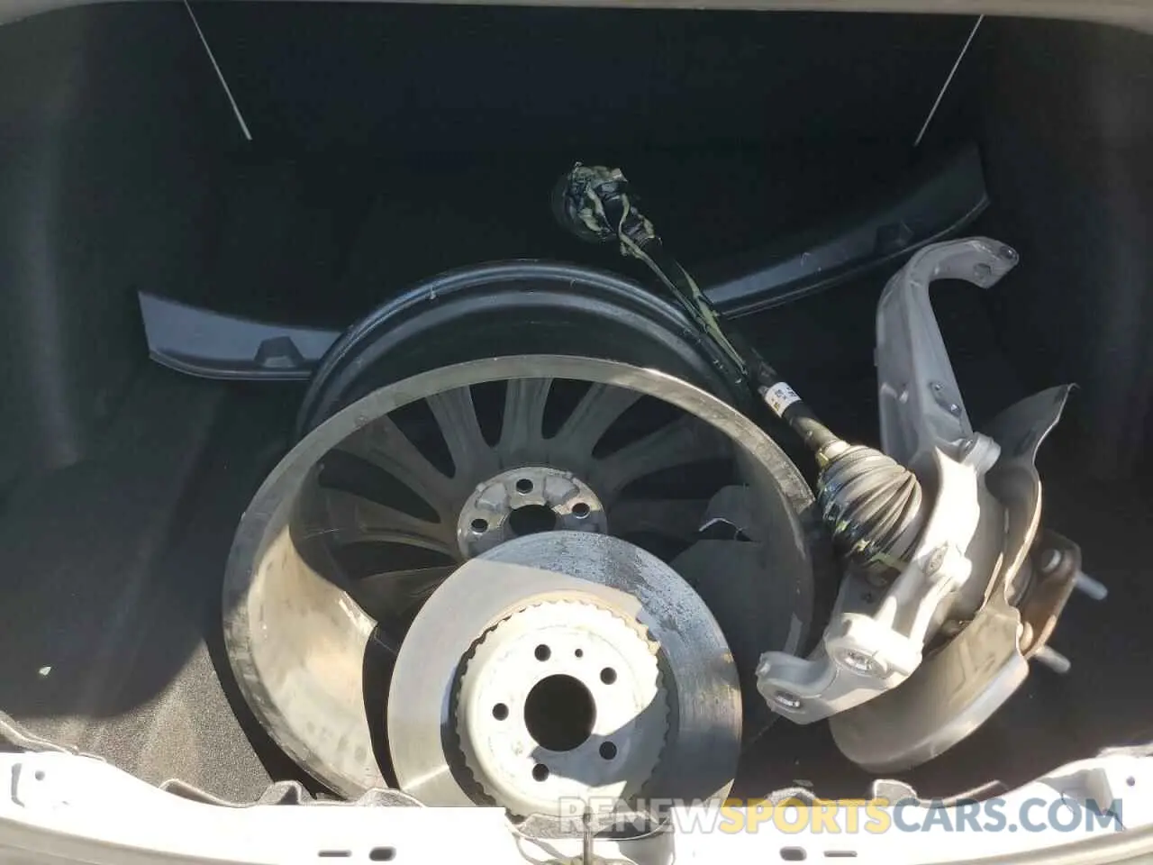 12 Photograph of a damaged car 5YJ3E1EC5MF077493 TESLA MODEL 3 2021