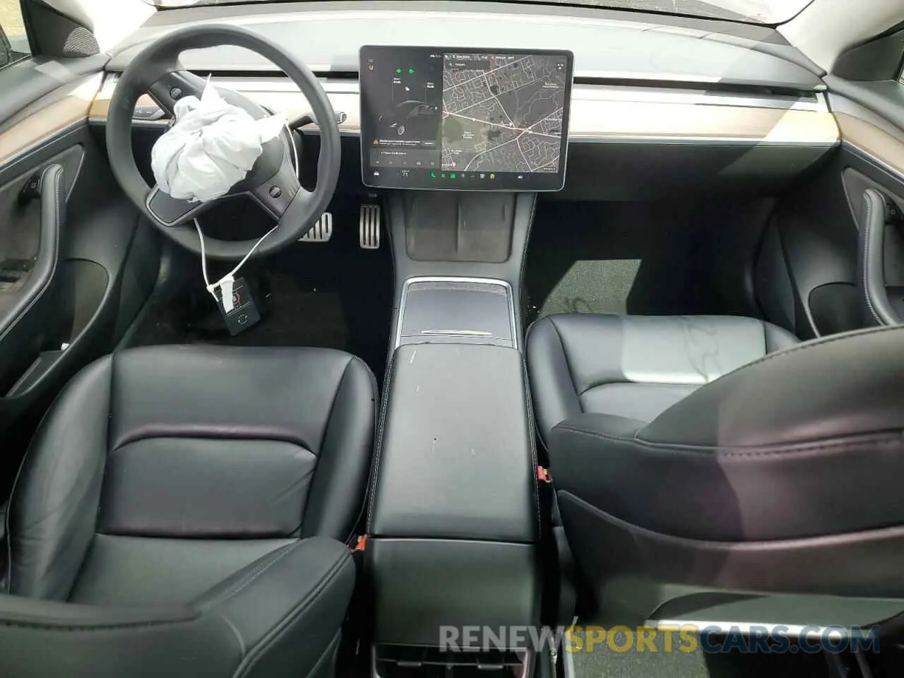 8 Photograph of a damaged car 5YJ3E1EC5MF097999 TESLA MODEL 3 2021