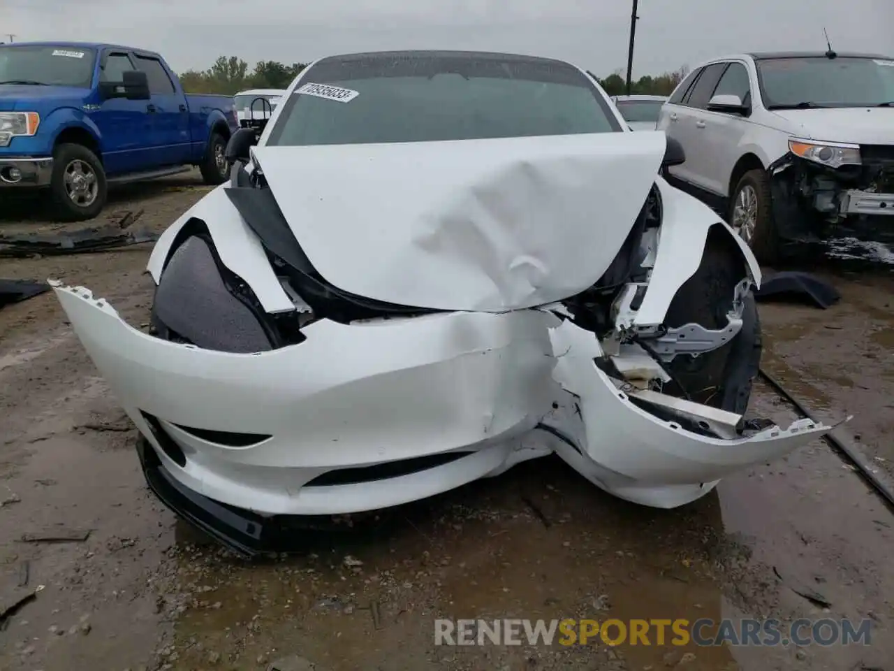 5 Photograph of a damaged car 5YJ3E1EC5MF926487 TESLA MODEL 3 2021