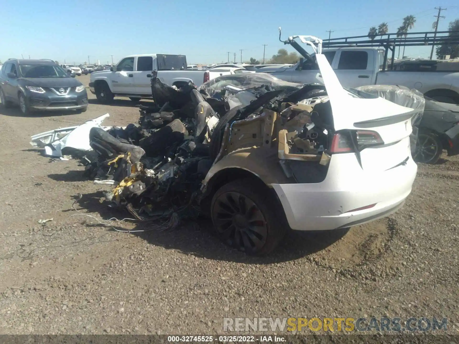 8 Photograph of a damaged car 5YJ3E1EC5MF935948 TESLA MODEL 3 2021