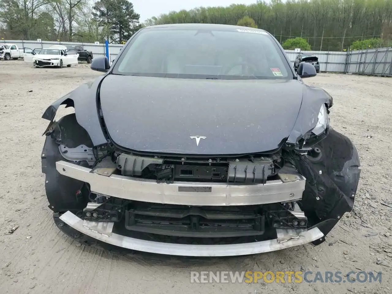 5 Photograph of a damaged car 5YJ3E1EC5MF984986 TESLA MODEL 3 2021