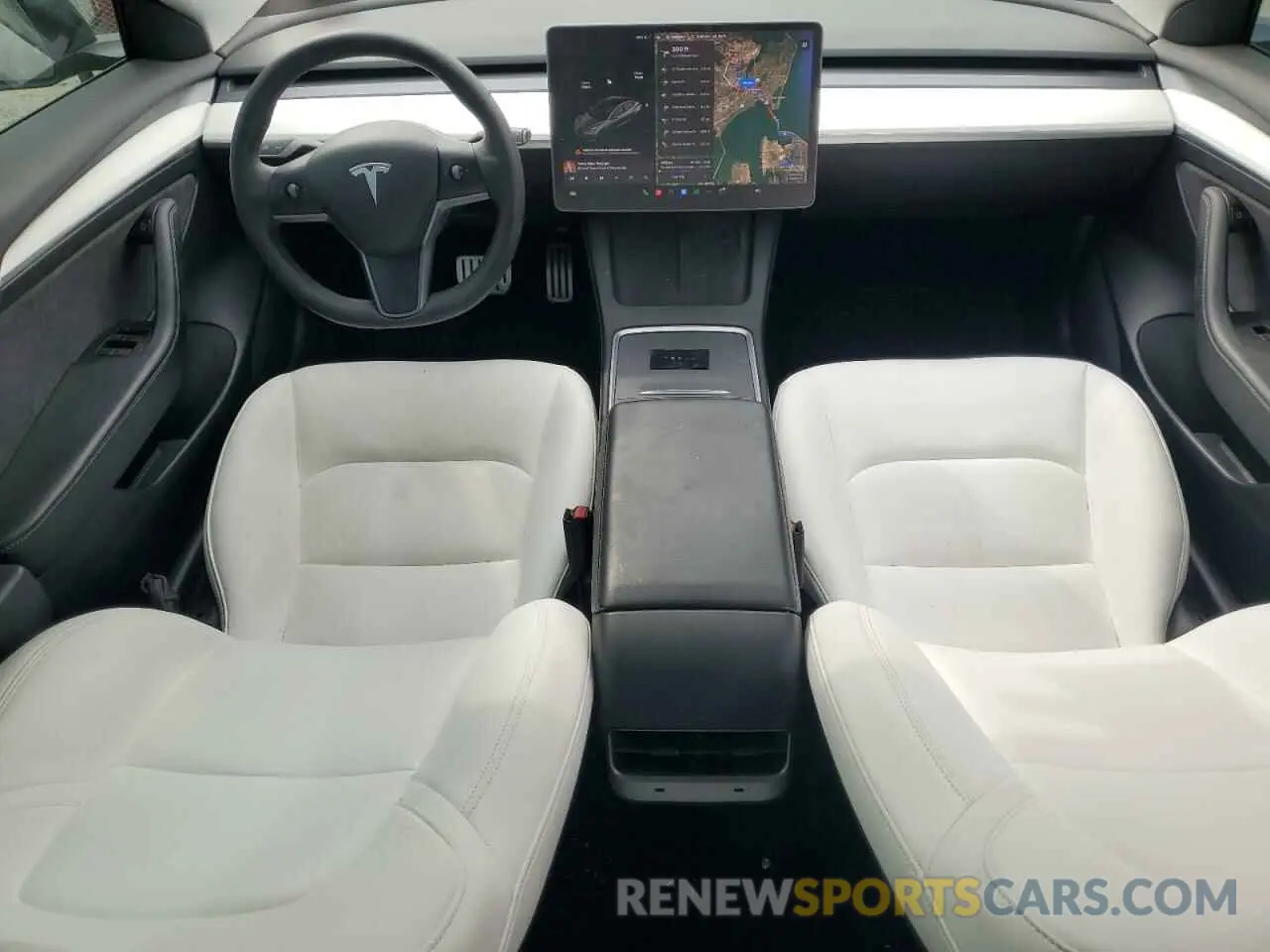 8 Photograph of a damaged car 5YJ3E1EC5MF984986 TESLA MODEL 3 2021