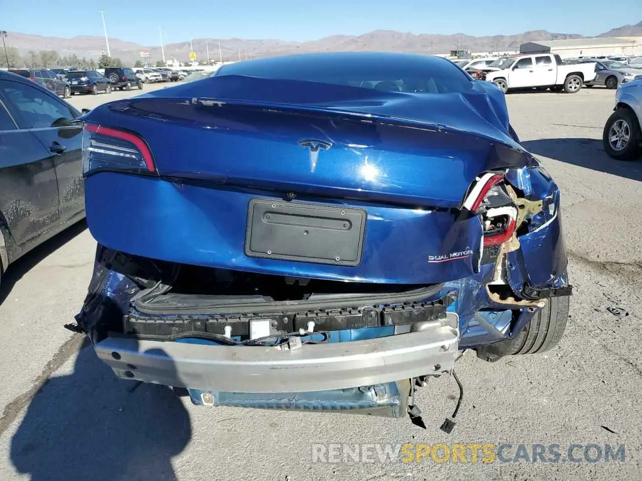 6 Photograph of a damaged car 5YJ3E1EC6MF071234 TESLA MODEL 3 2021