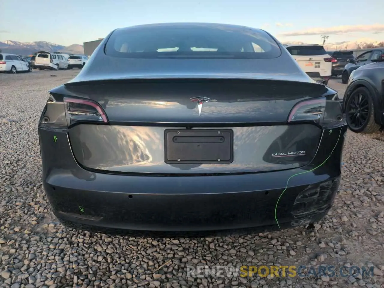 6 Photograph of a damaged car 5YJ3E1EC6MF072920 TESLA MODEL 3 2021