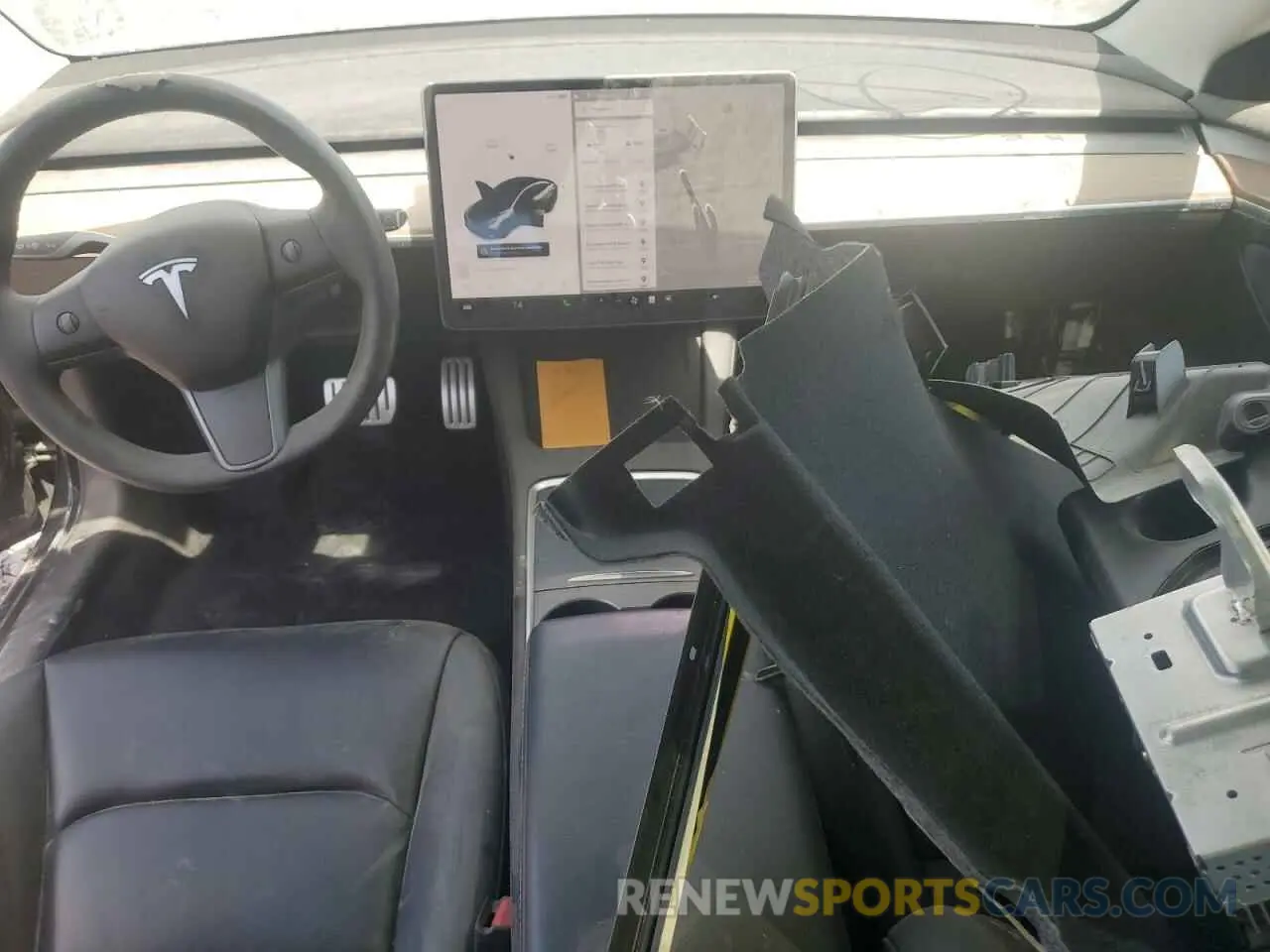 8 Photograph of a damaged car 5YJ3E1EC6MF072920 TESLA MODEL 3 2021
