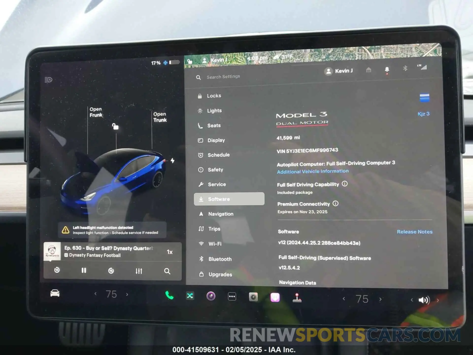 7 Photograph of a damaged car 5YJ3E1EC6MF996743 TESLA MODEL 3 2021
