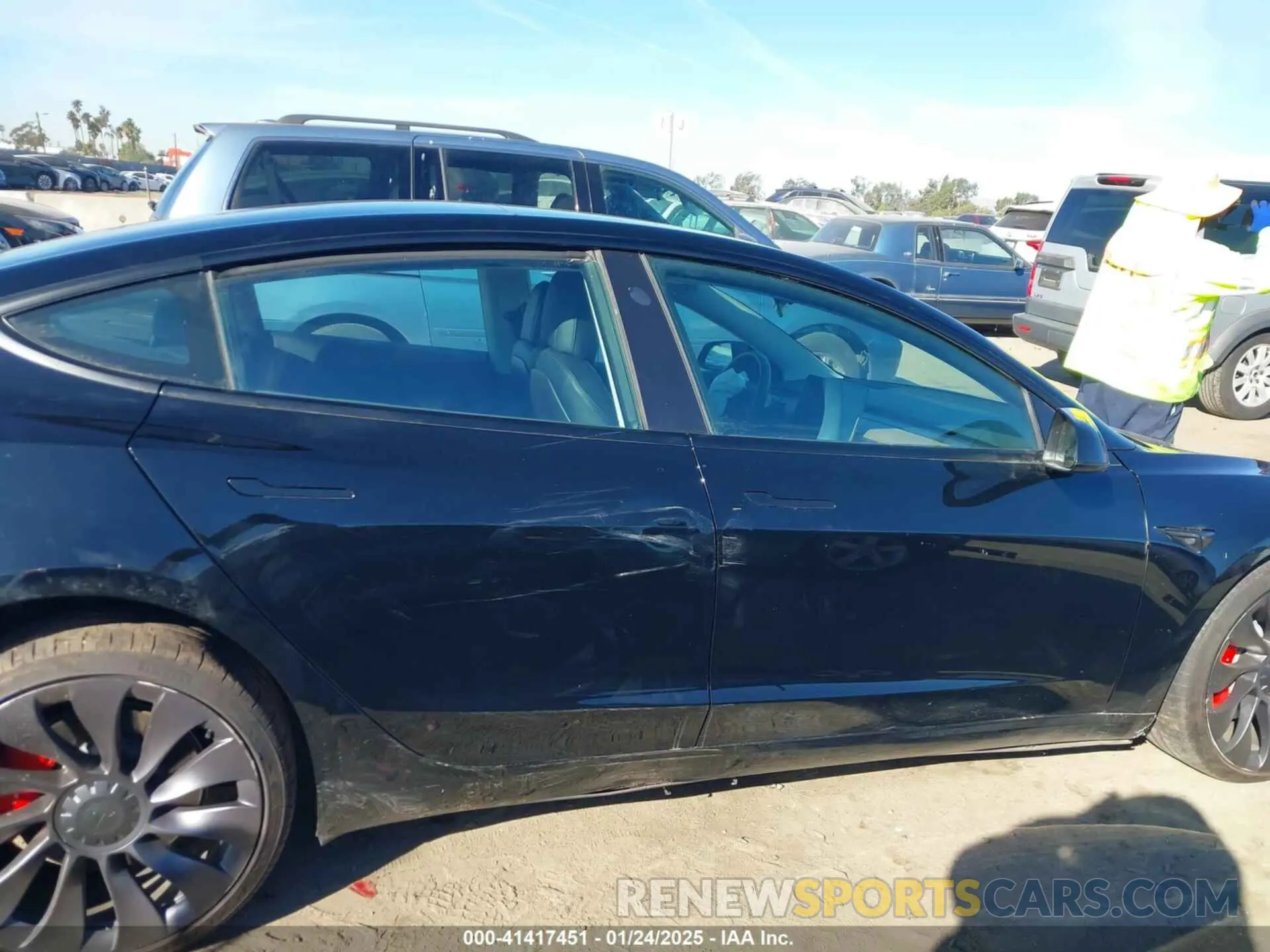 13 Photograph of a damaged car 5YJ3E1EC6MF999321 TESLA MODEL 3 2021