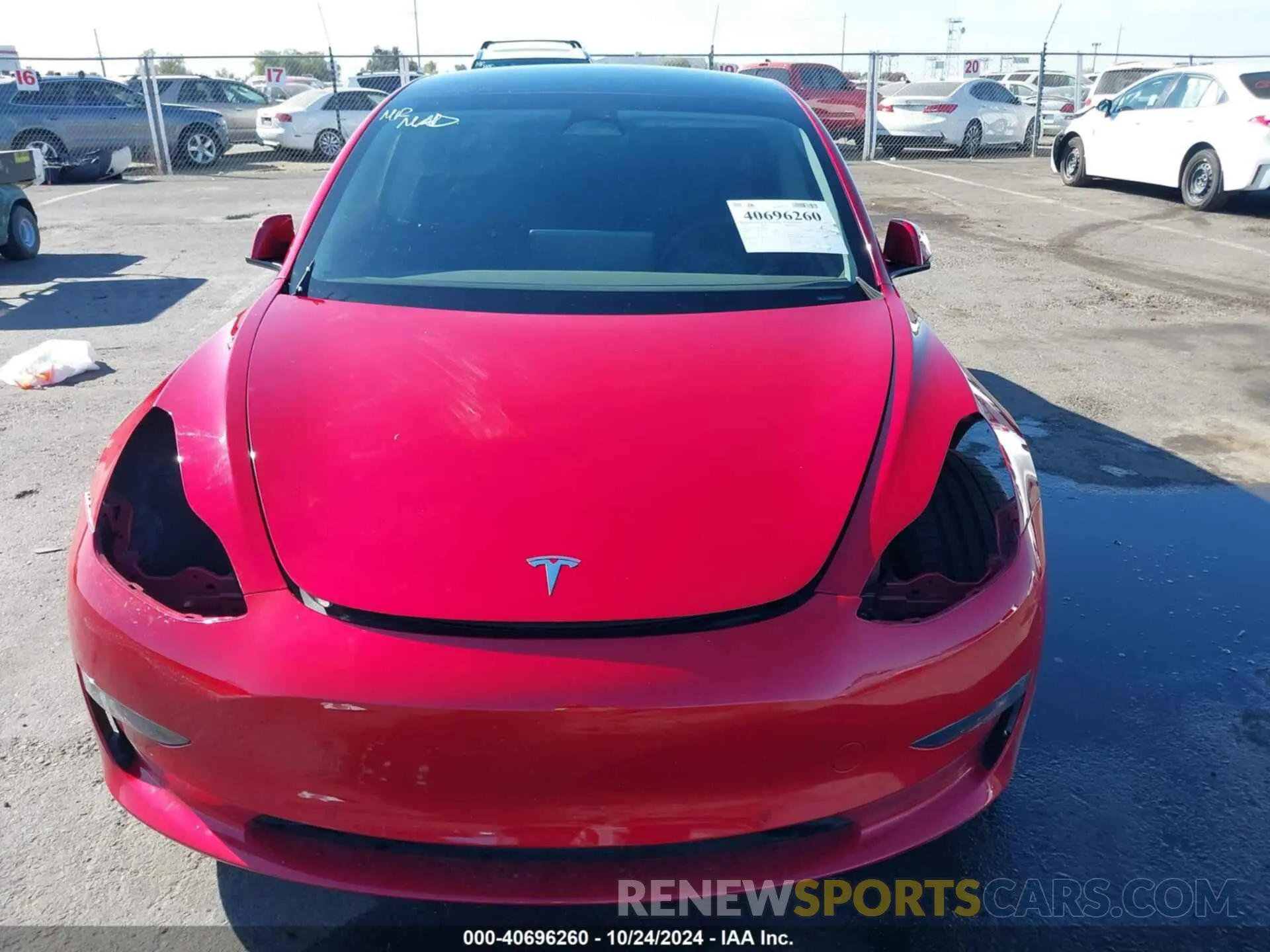 6 Photograph of a damaged car 5YJ3E1EC7MF001631 TESLA MODEL 3 2021