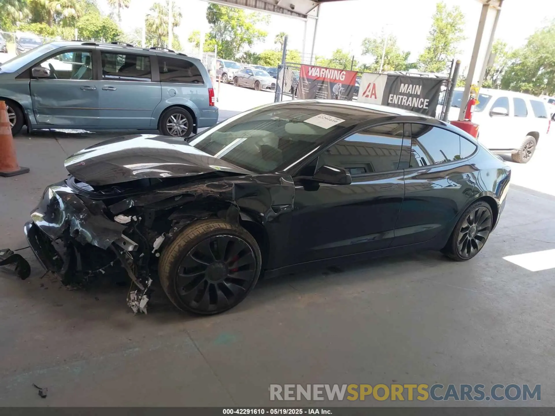 14 Photograph of a damaged car 5YJ3E1EC7MF849489 TESLA MODEL 3 2021