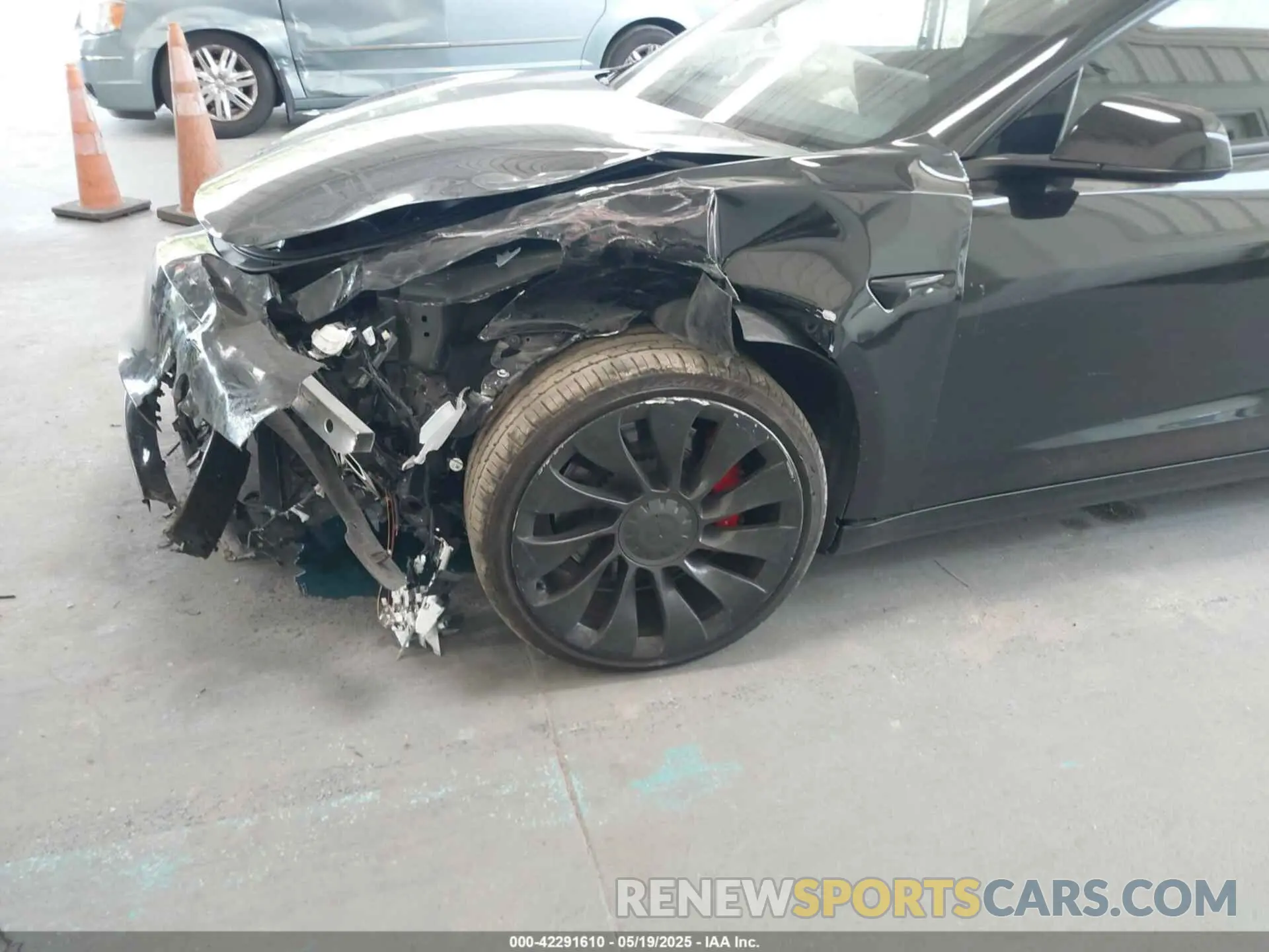 6 Photograph of a damaged car 5YJ3E1EC7MF849489 TESLA MODEL 3 2021