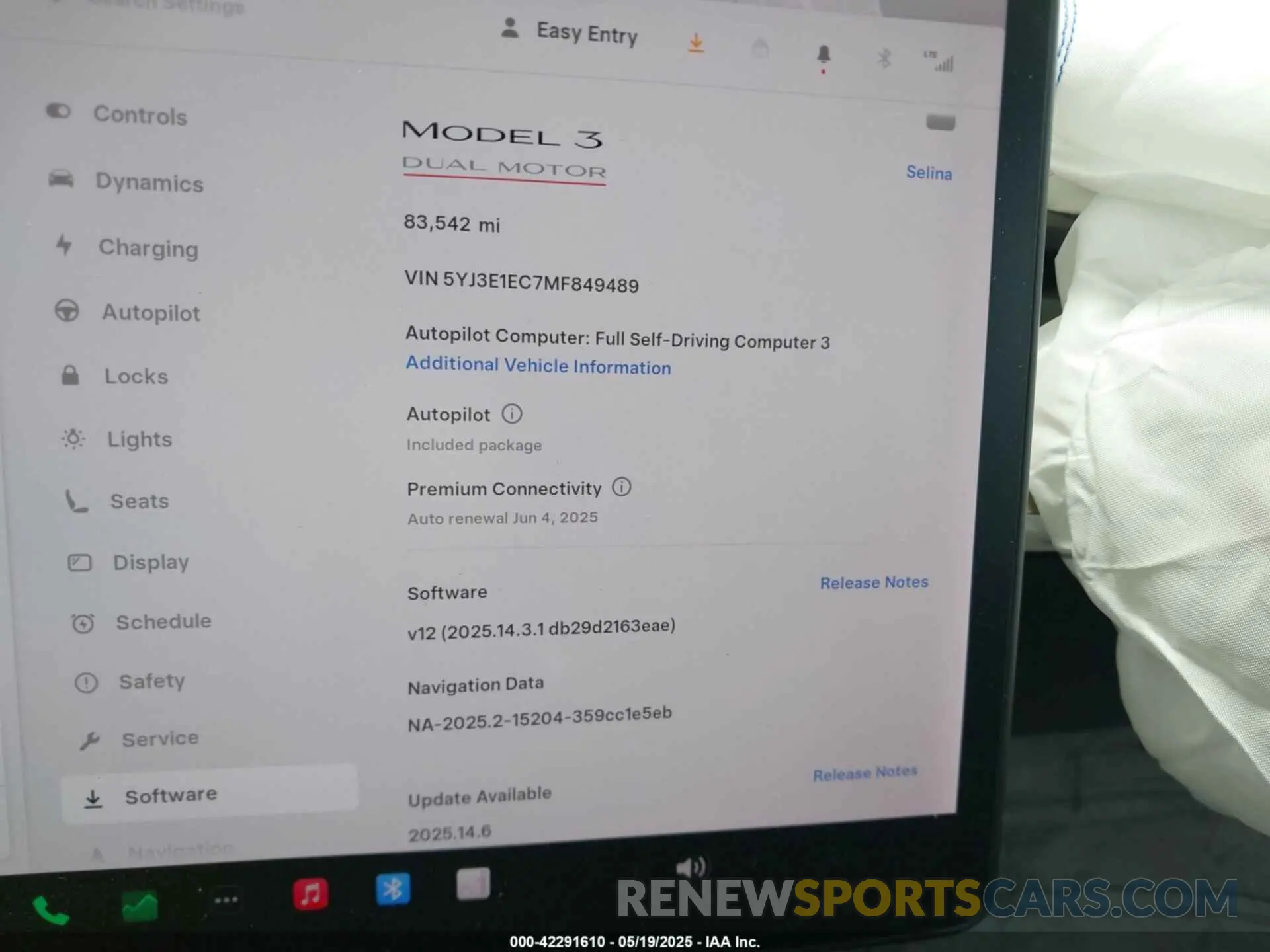 7 Photograph of a damaged car 5YJ3E1EC7MF849489 TESLA MODEL 3 2021