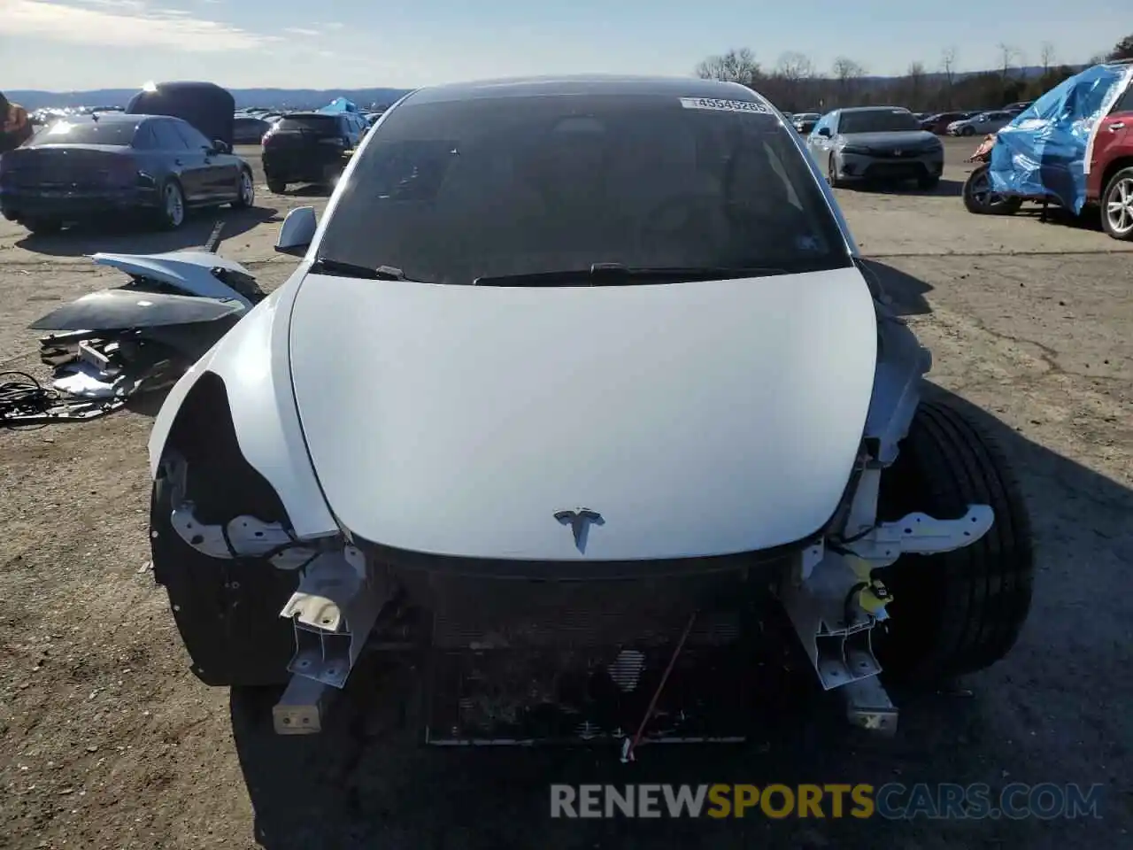 5 Photograph of a damaged car 5YJ3E1EC7MF849749 TESLA MODEL 3 2021