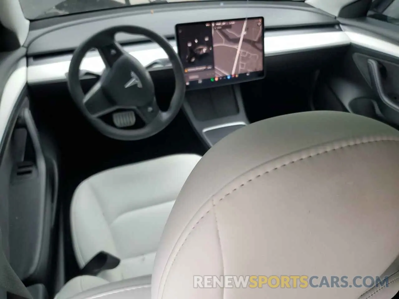 8 Photograph of a damaged car 5YJ3E1EC7MF975545 TESLA MODEL 3 2021