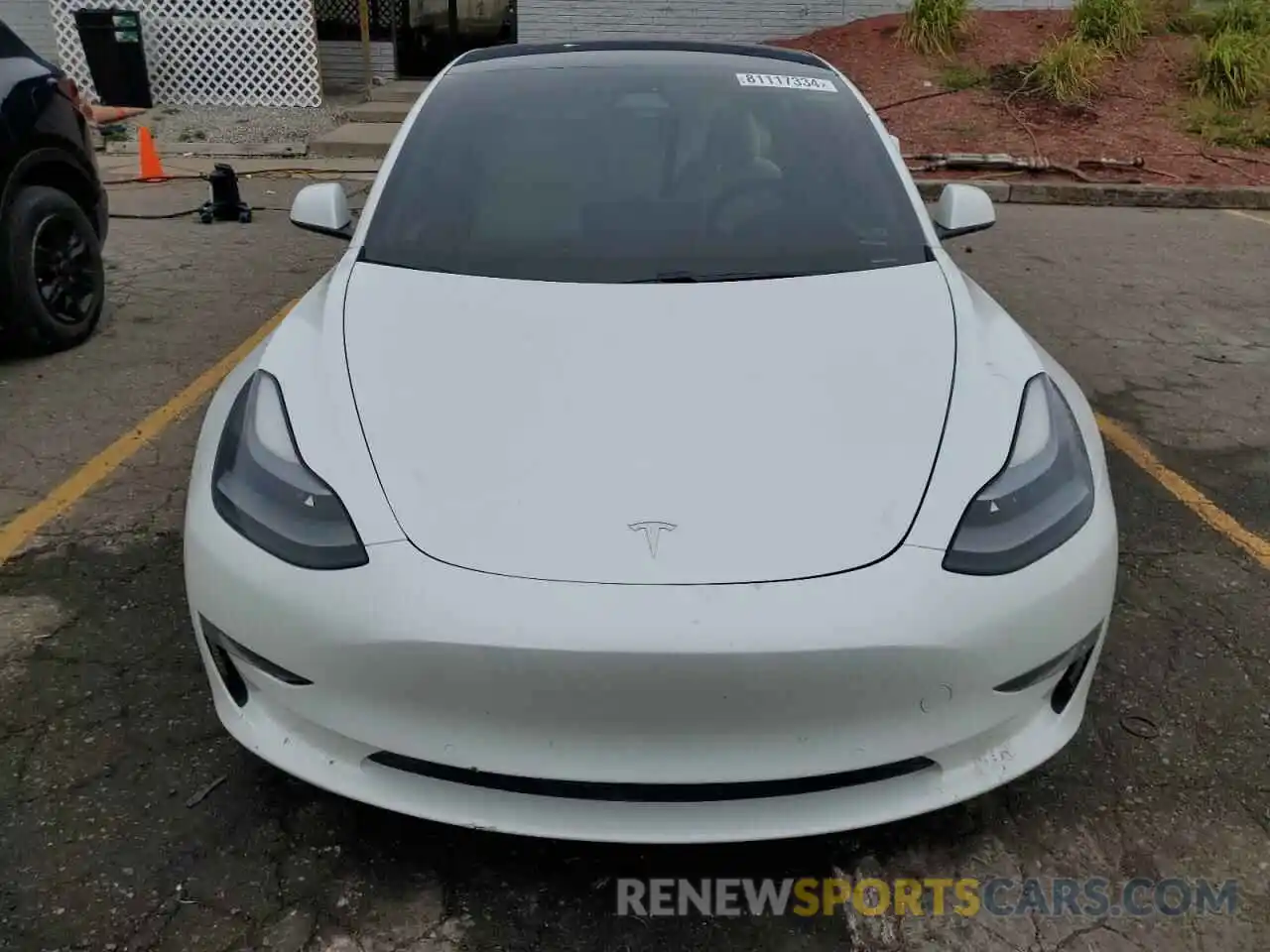 5 Photograph of a damaged car 5YJ3E1EC8MF020298 TESLA MODEL 3 2021