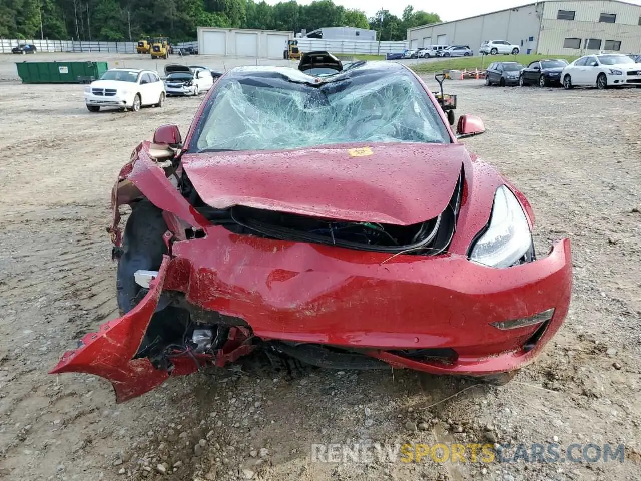 5 Photograph of a damaged car 5YJ3E1EC8MF850697 TESLA MODEL 3 2021