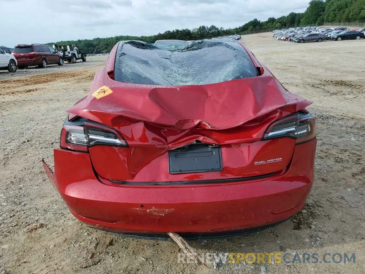 6 Photograph of a damaged car 5YJ3E1EC8MF850697 TESLA MODEL 3 2021