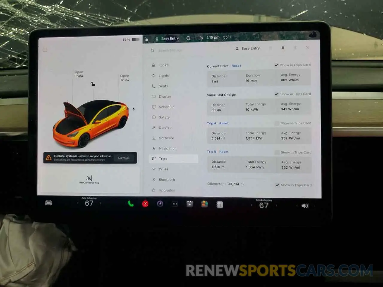 9 Photograph of a damaged car 5YJ3E1EC8MF860680 TESLA MODEL 3 2021