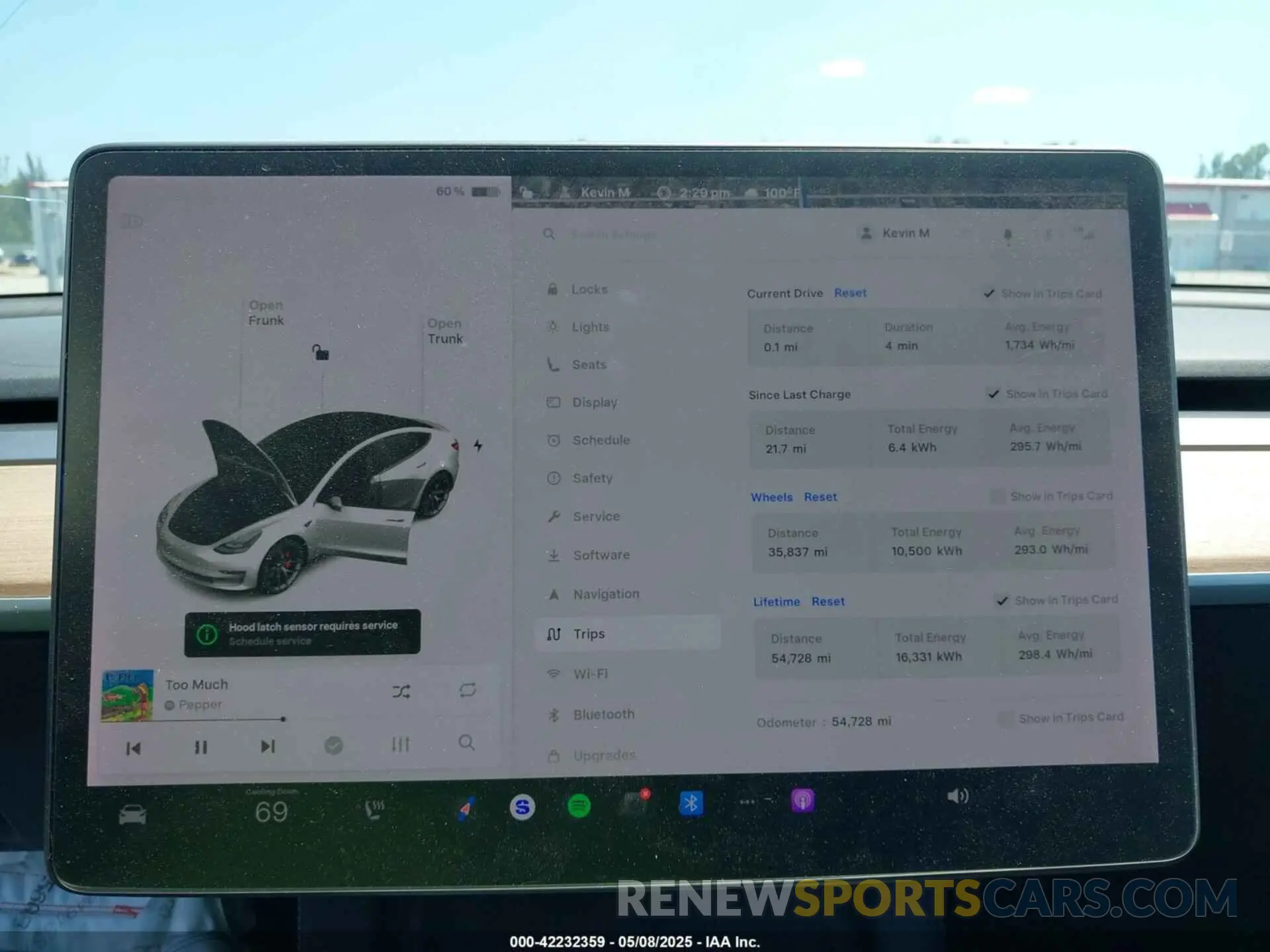 7 Photograph of a damaged car 5YJ3E1EC8MF984920 TESLA MODEL 3 2021