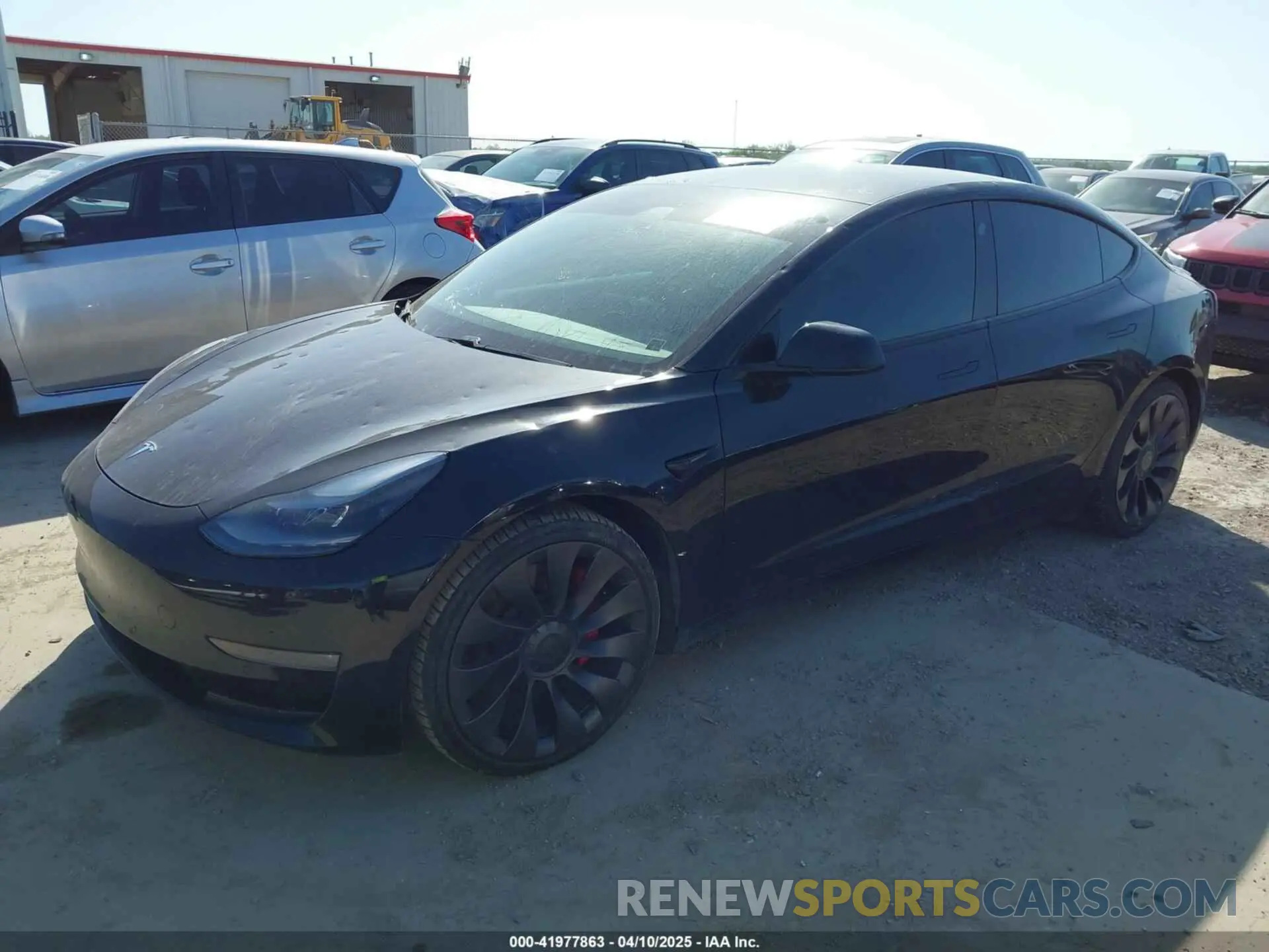 2 Photograph of a damaged car 5YJ3E1EC9MF026546 TESLA MODEL 3 2021