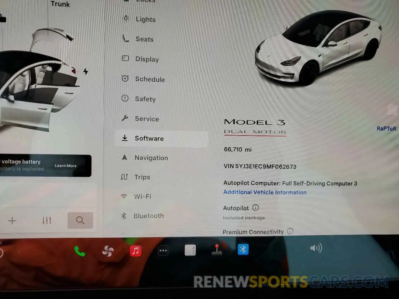 9 Photograph of a damaged car 5YJ3E1EC9MF062673 TESLA MODEL 3 2021