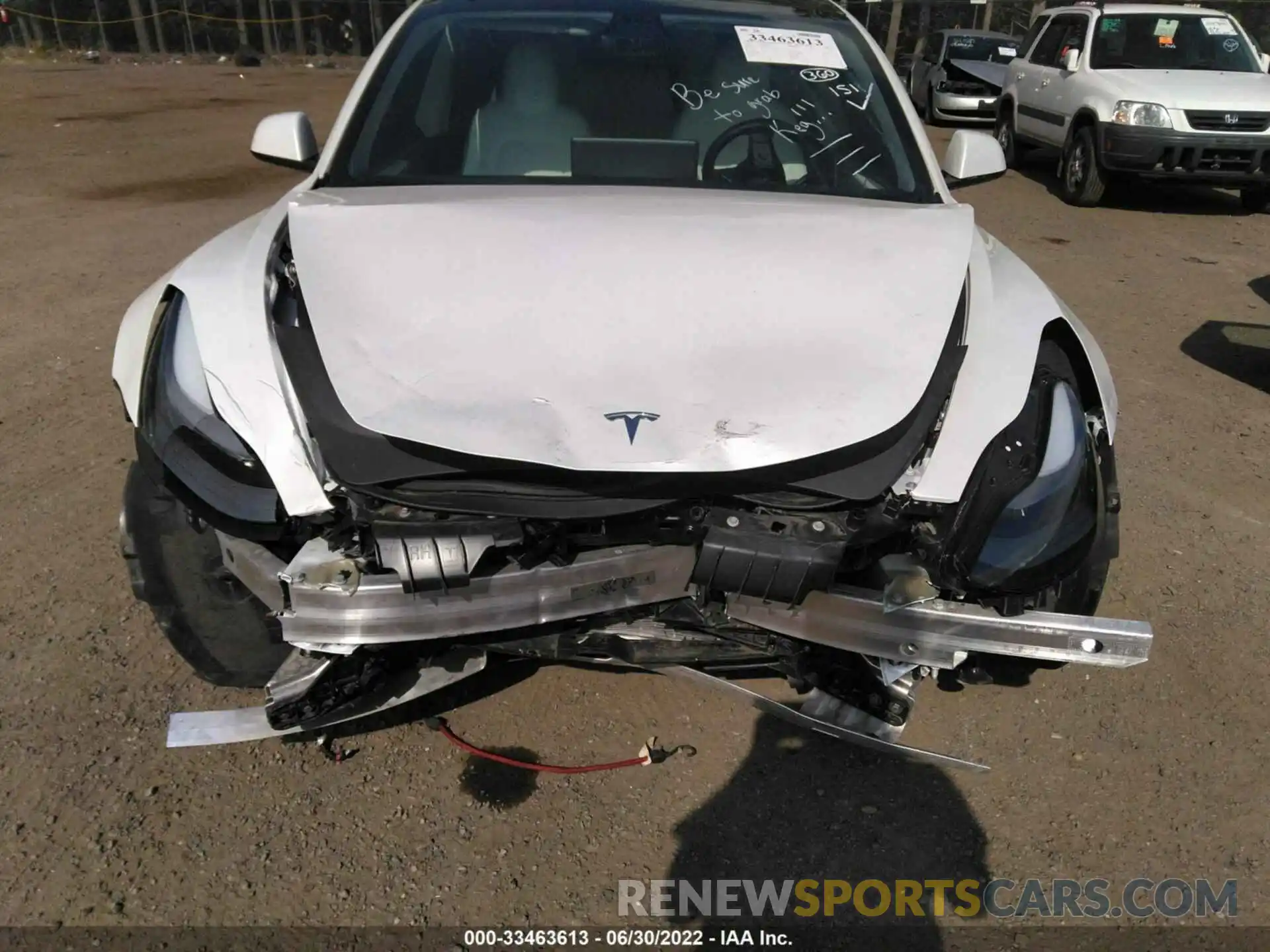 6 Photograph of a damaged car 5YJ3E1EC9MF071244 TESLA MODEL 3 2021