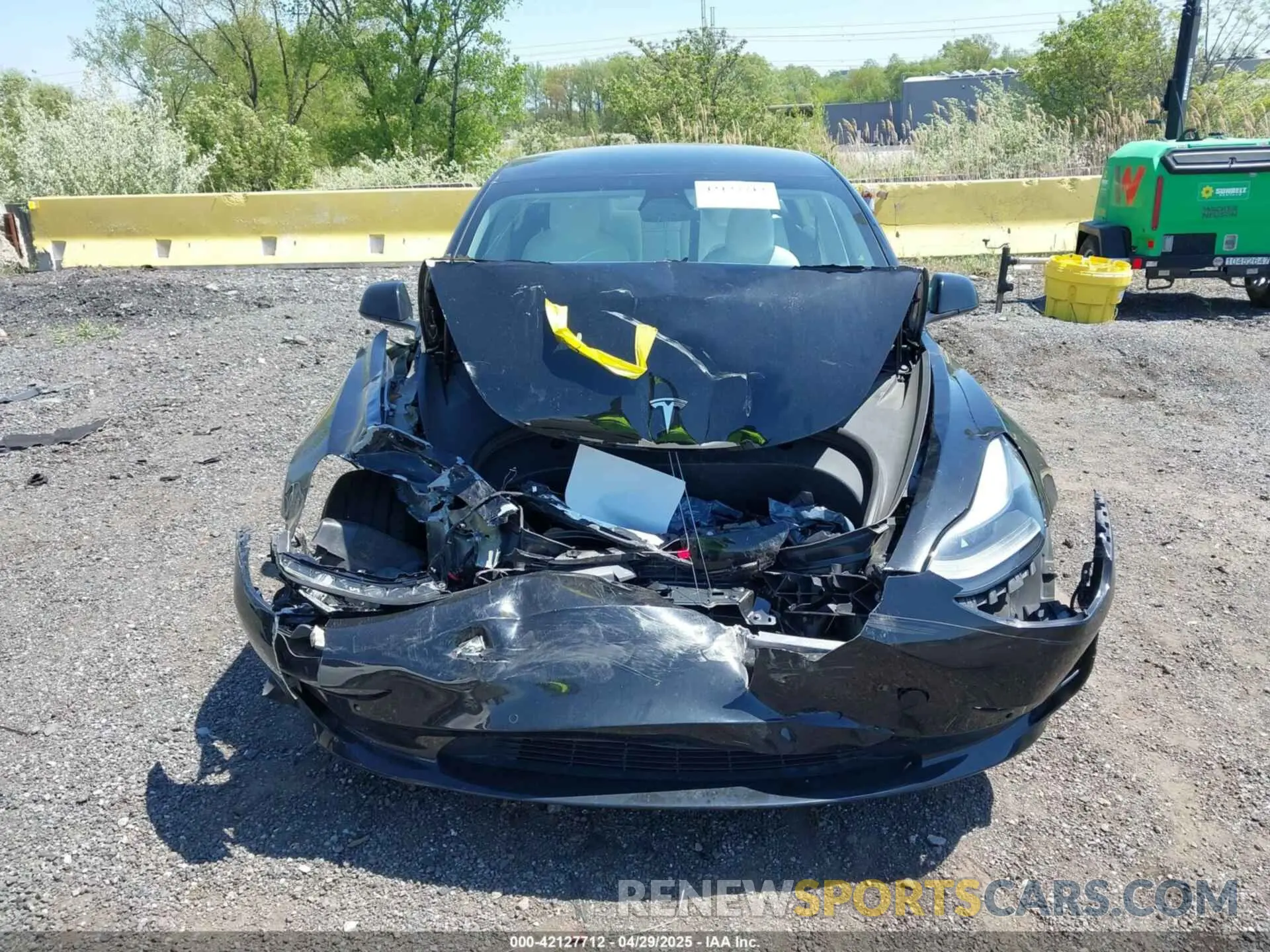 12 Photograph of a damaged car 5YJ3E1EC9MF091963 TESLA MODEL 3 2021