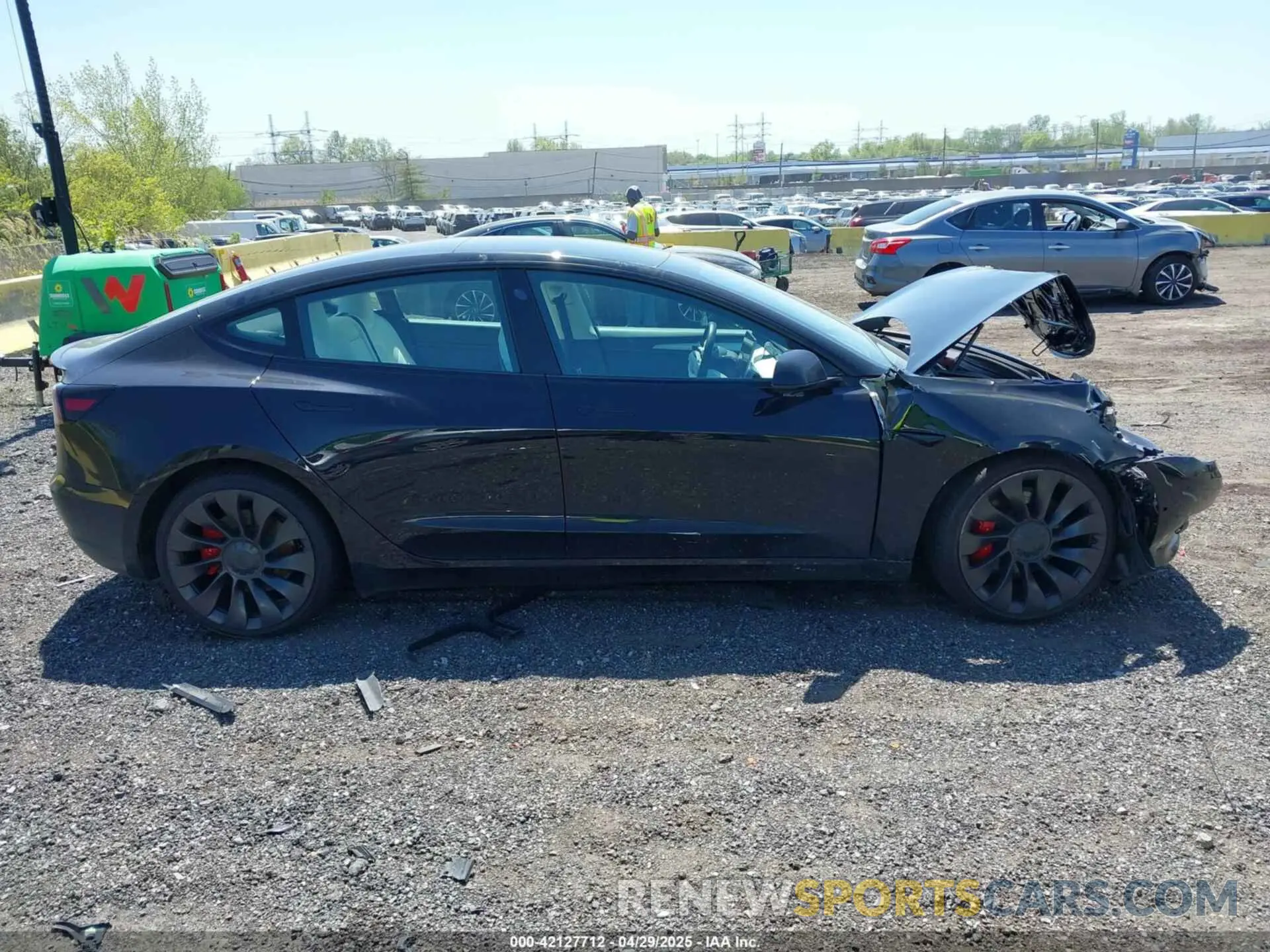 13 Photograph of a damaged car 5YJ3E1EC9MF091963 TESLA MODEL 3 2021