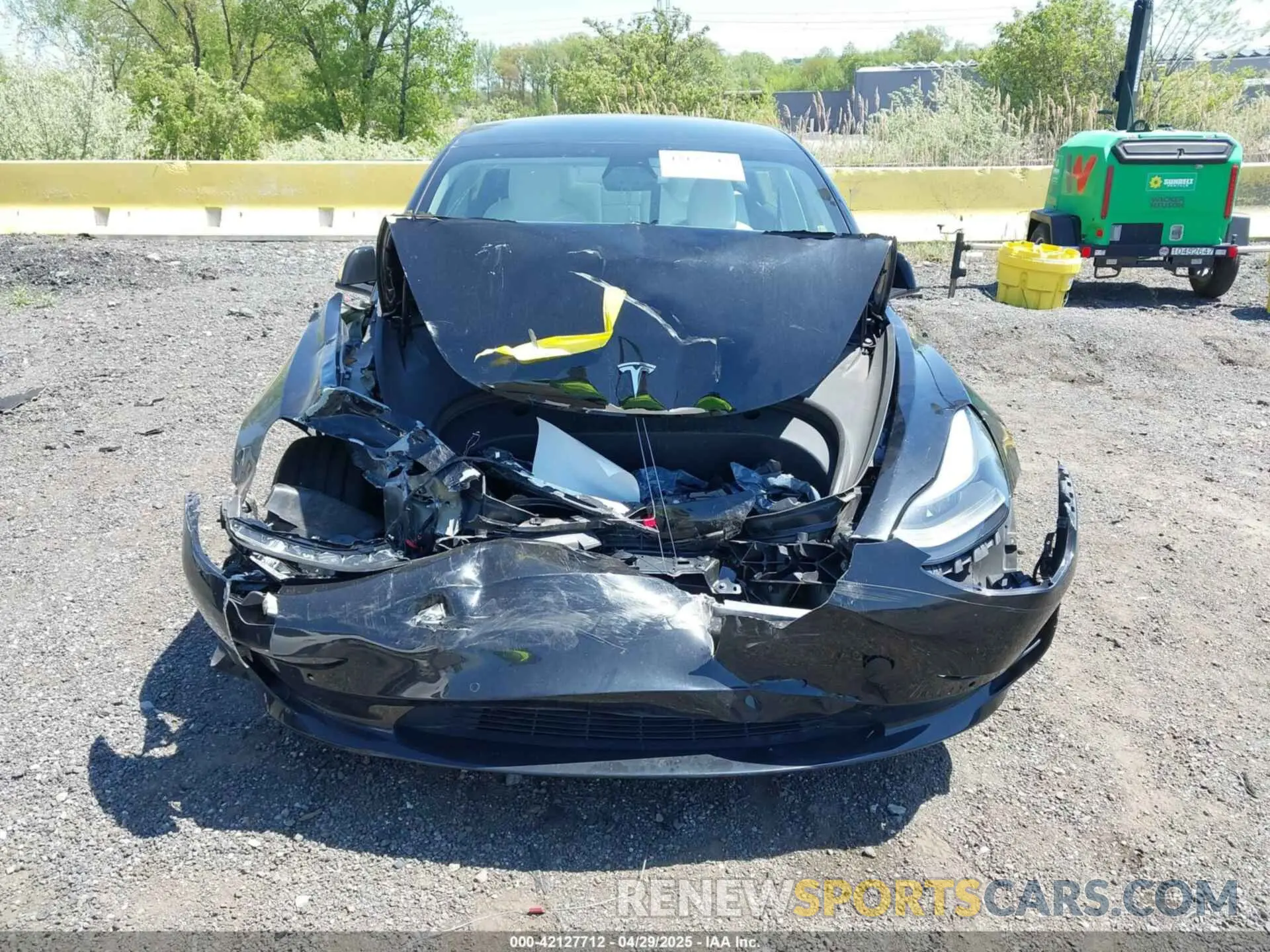 6 Photograph of a damaged car 5YJ3E1EC9MF091963 TESLA MODEL 3 2021
