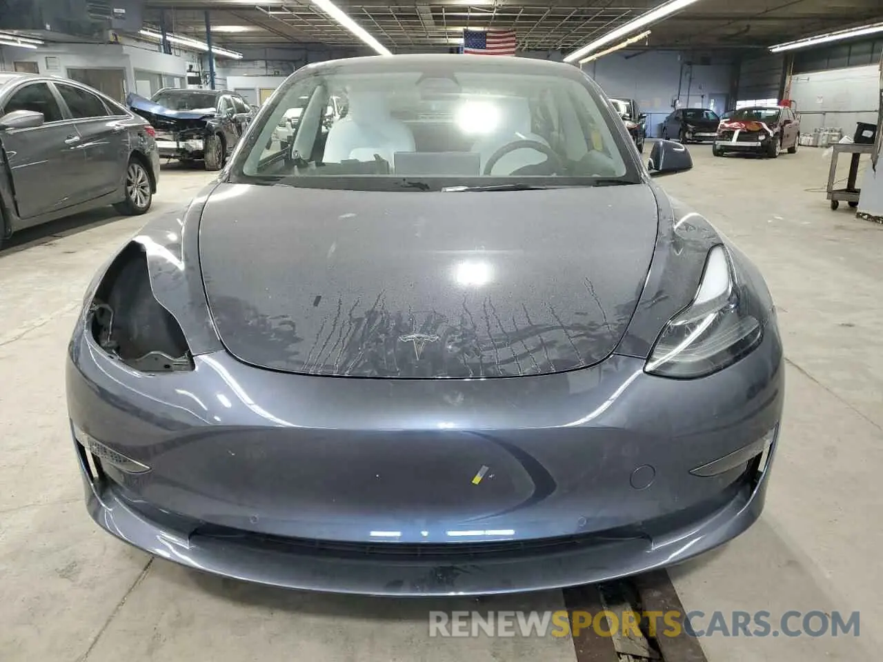 5 Photograph of a damaged car 5YJ3E1EC9MF093700 TESLA MODEL 3 2021