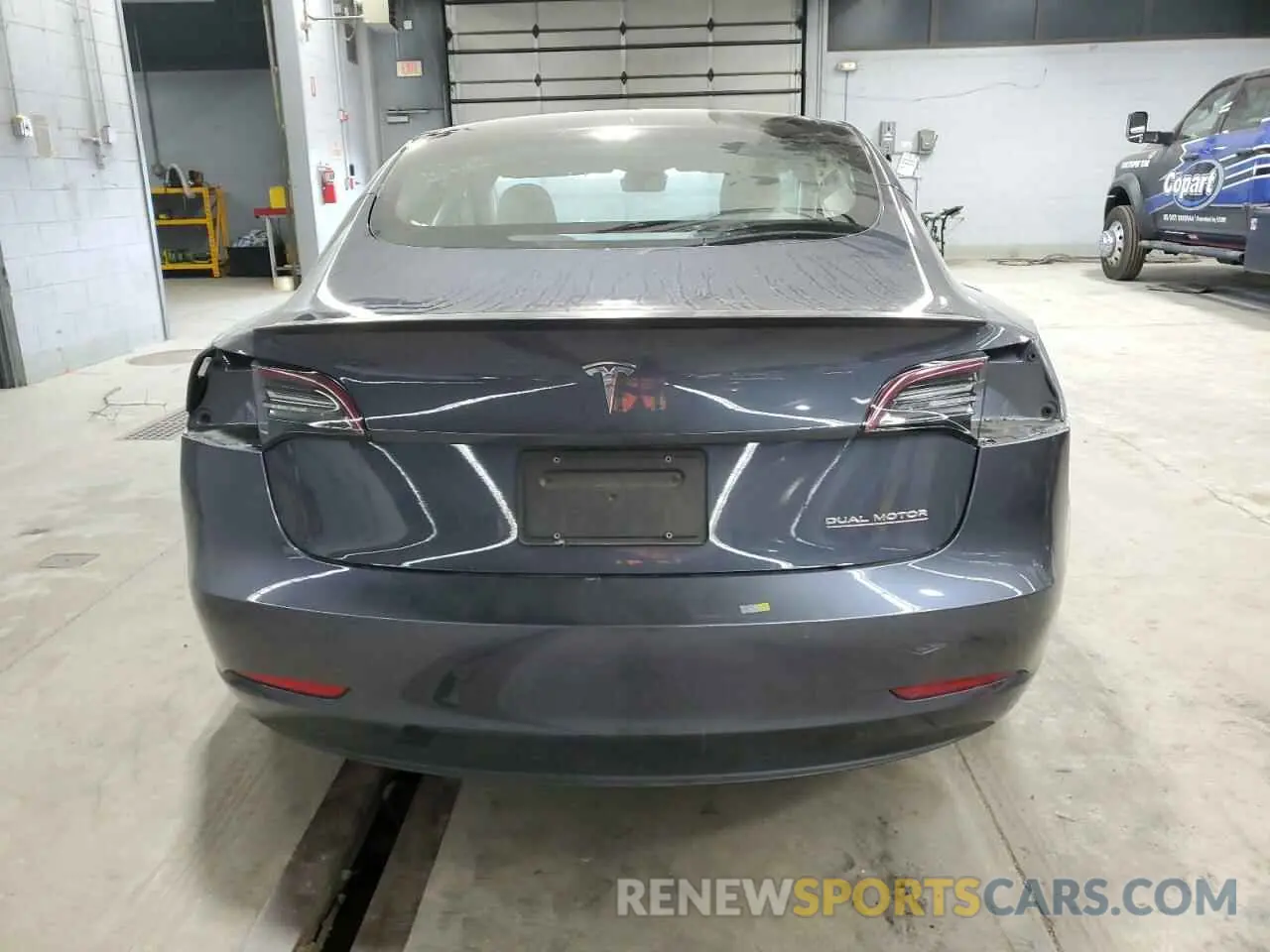6 Photograph of a damaged car 5YJ3E1EC9MF093700 TESLA MODEL 3 2021