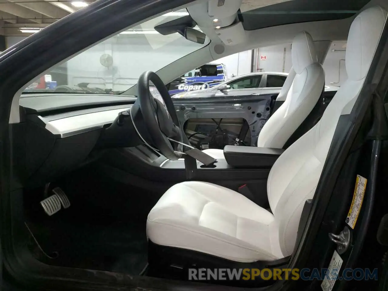 7 Photograph of a damaged car 5YJ3E1EC9MF093700 TESLA MODEL 3 2021