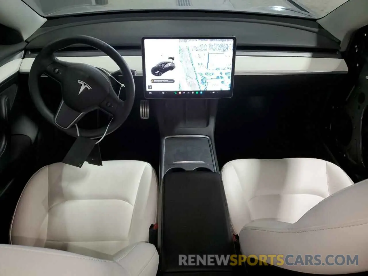 8 Photograph of a damaged car 5YJ3E1EC9MF093700 TESLA MODEL 3 2021