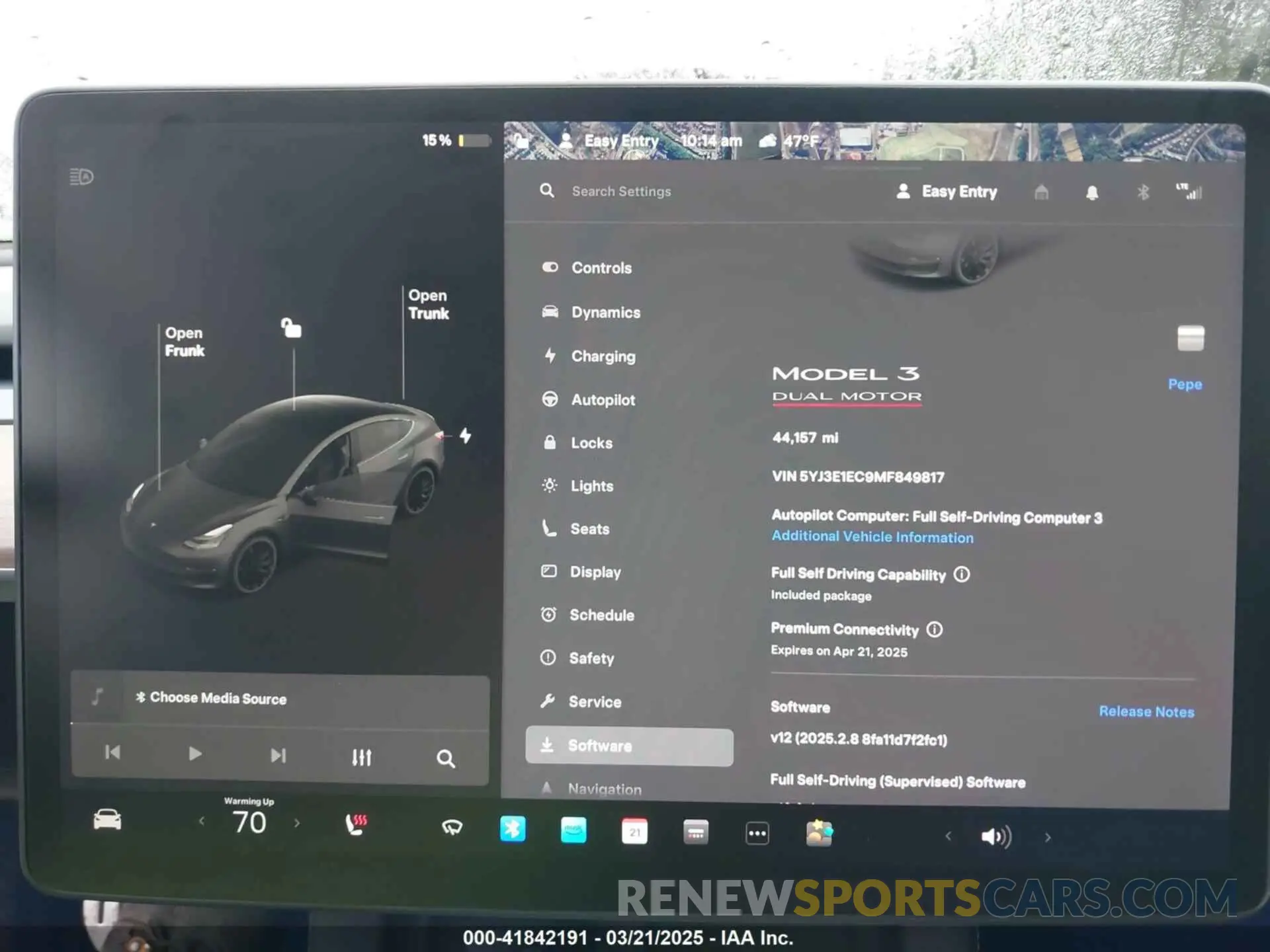 7 Photograph of a damaged car 5YJ3E1EC9MF849817 TESLA MODEL 3 2021
