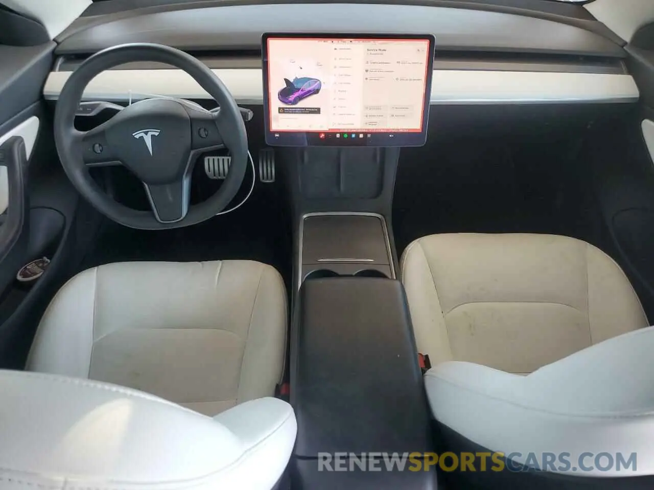8 Photograph of a damaged car 5YJ3E1EC9MF860963 TESLA MODEL 3 2021