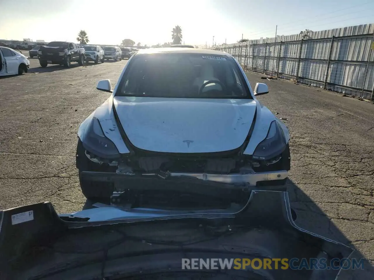 5 Photograph of a damaged car 5YJ3E1EC9MF875334 TESLA MODEL 3 2021