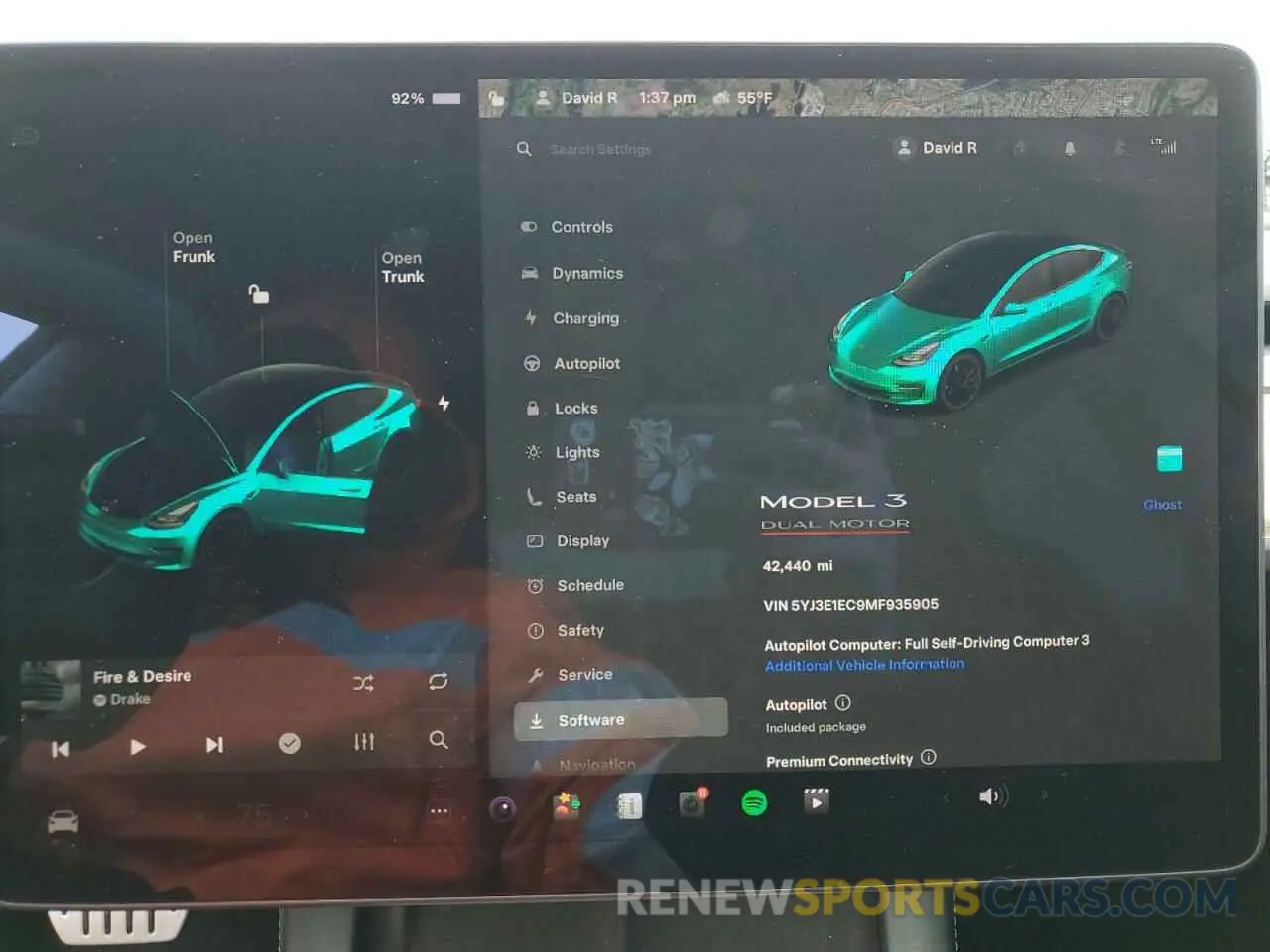 9 Photograph of a damaged car 5YJ3E1EC9MF935905 TESLA MODEL 3 2021