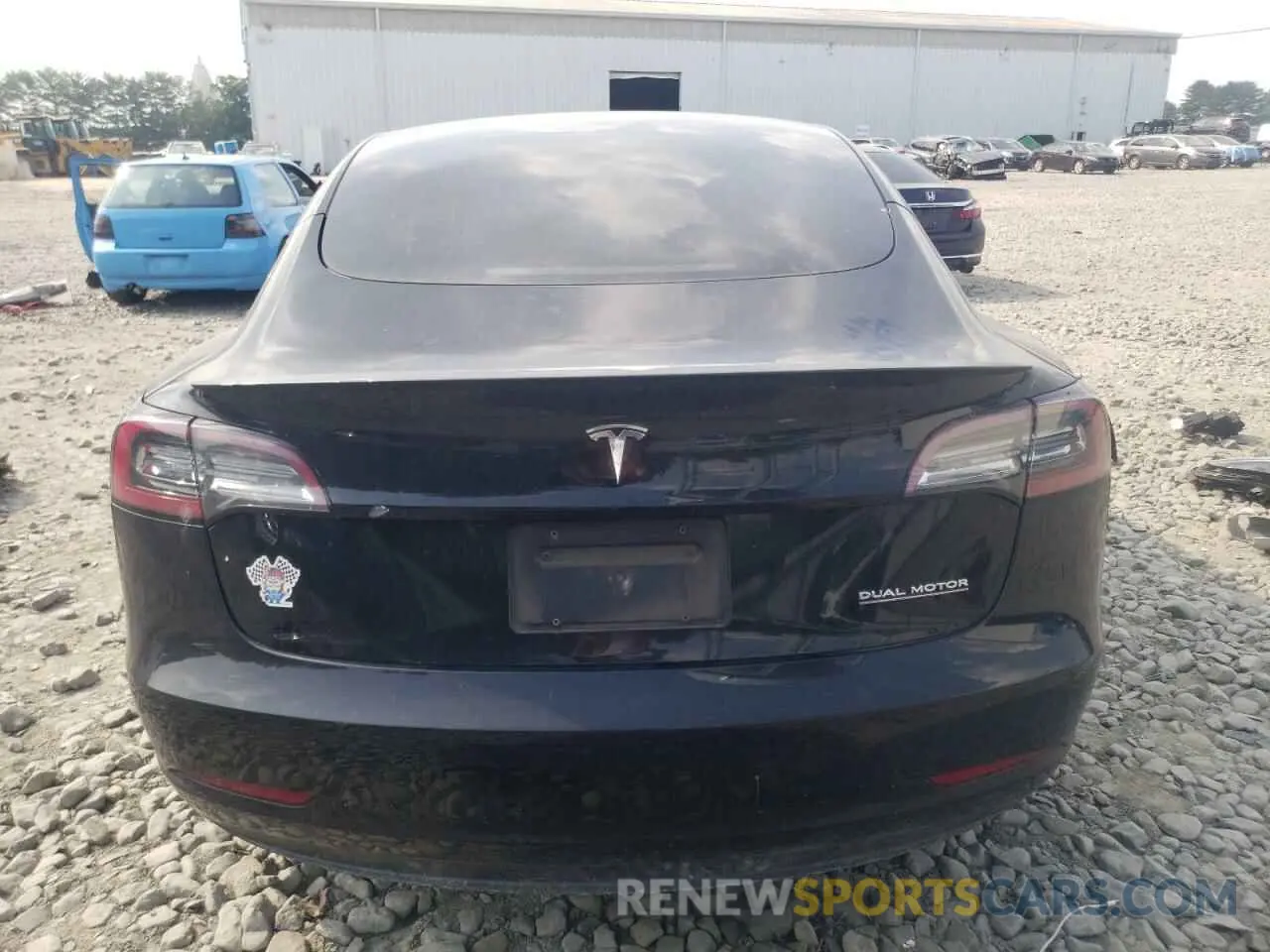 6 Photograph of a damaged car 5YJ3E1EC9MF991780 TESLA MODEL 3 2021