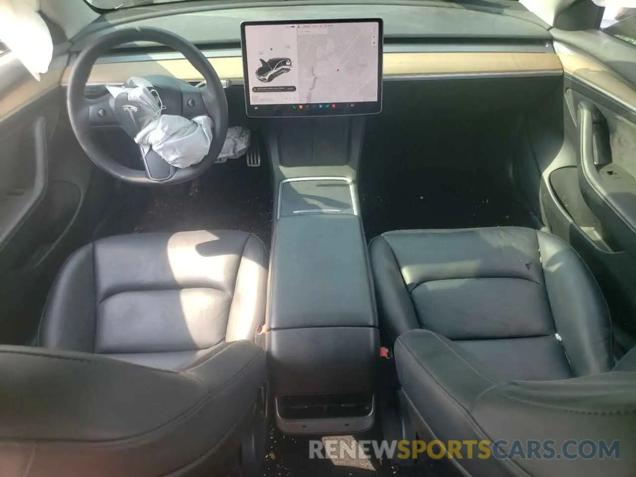 8 Photograph of a damaged car 5YJ3E1EC9MF991780 TESLA MODEL 3 2021