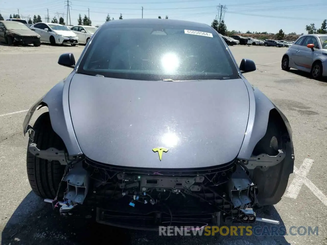 5 Photograph of a damaged car 5YJ3E1EC9MF995697 TESLA MODEL 3 2021