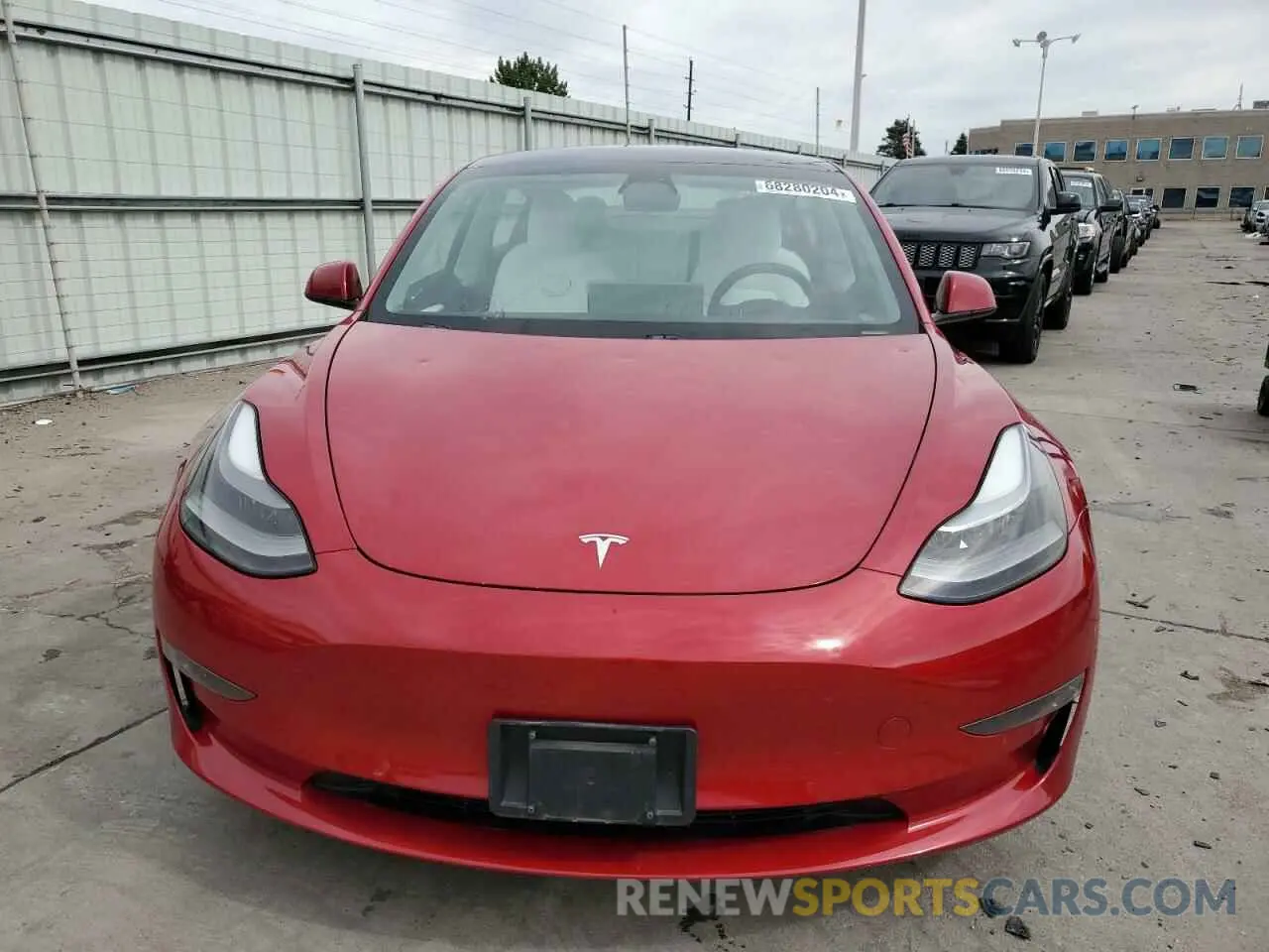 5 Photograph of a damaged car 5YJ3E1ECXMF036275 TESLA MODEL 3 2021