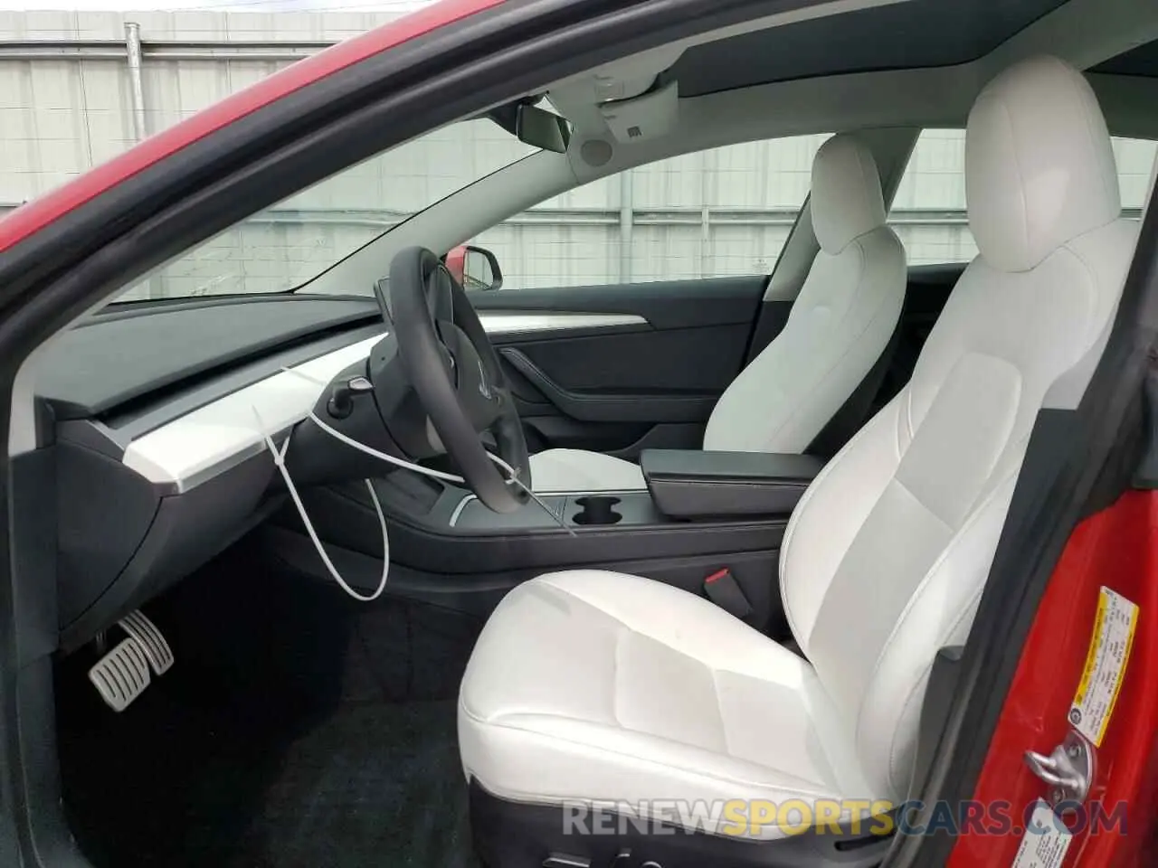 7 Photograph of a damaged car 5YJ3E1ECXMF036275 TESLA MODEL 3 2021