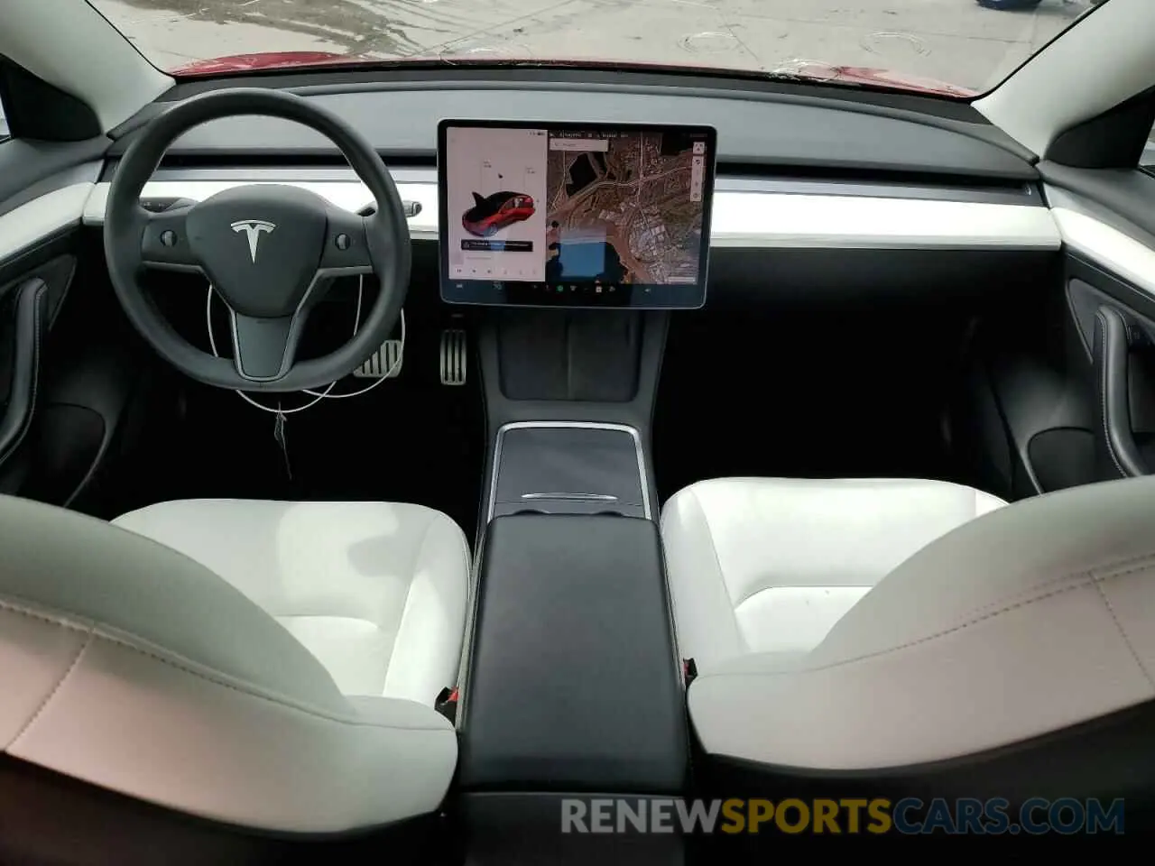 8 Photograph of a damaged car 5YJ3E1ECXMF036275 TESLA MODEL 3 2021