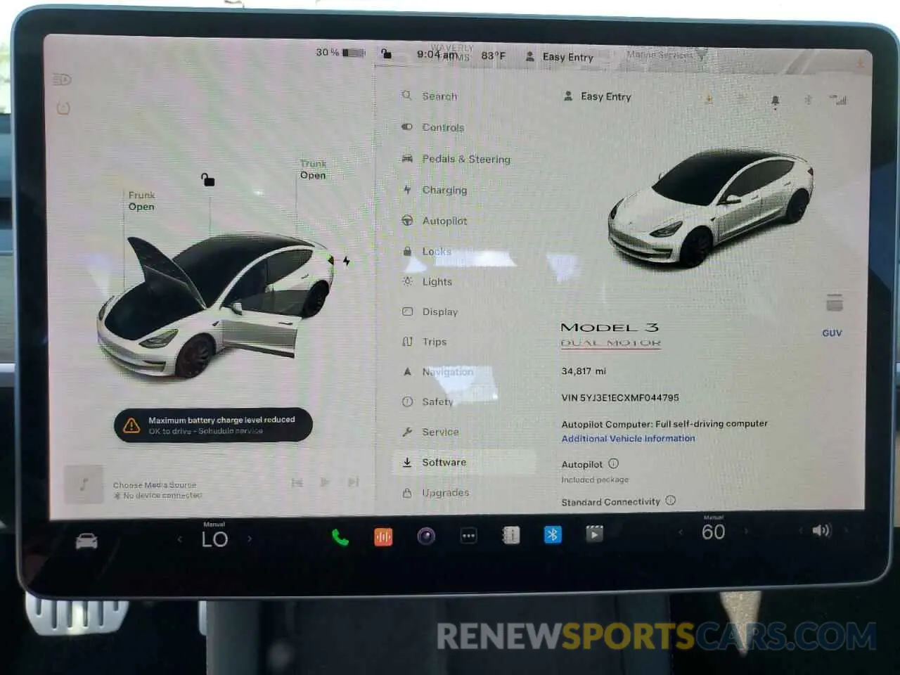 9 Photograph of a damaged car 5YJ3E1ECXMF044795 TESLA MODEL 3 2021